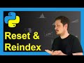 Reindex & Reset Index of pandas DataFrame from 0 in Python (3 Examples) | reset_index & sort_index