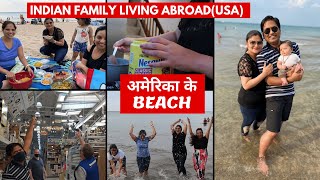 A RELAXING Beach Evening in My Life~ Indian Mom Living Abroad~ Life in USA~ Real Homemaking Vlogs