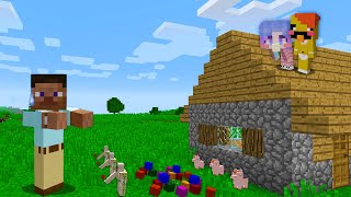 「아빠 VS 아기」 세상을 너무 일찍 알아버린 아기들 [ 미니게임 ] Baby's Escape from the House in minecraft