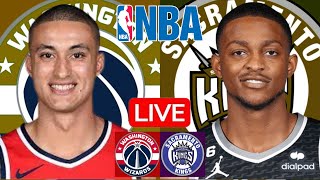 LIVE: WASHINGTON WIZARDS vs SACRAMENTO KINGS | NBA | PLAY BY PLAY | SCOREBOARD