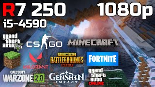 1080p Gaming on R7 250 | i5 4590 | 12 Games test in 2023