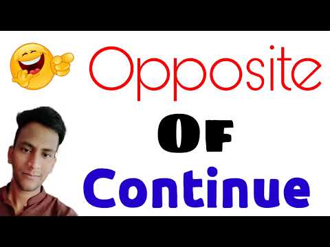 What is the opposite word of continuous?