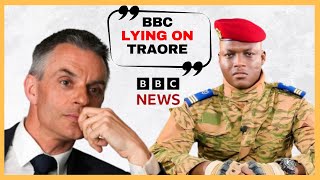 BBC Disgraced For Lying About Burkina Faso's Leader Ibrahim Traore For carrying a Gun