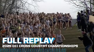 2025 NCAA DII men's and women's cross country championships | FULL RACE