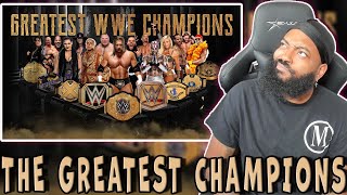 ROSS REACTS TO THE GREATEST CHAMPIONS OF EVERY SINGLE WWE CHAMPIONSHIP