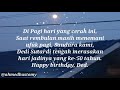 Milad Dedi Sutardi yang ke50, 10 Juni 2020.