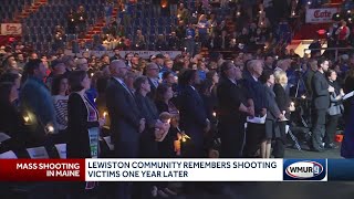 One year after tragedy, Lewiston community pauses to remember 18 lives lost