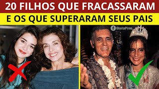 10 FILHOS QUE FRACASSARAM À SOMBRA DE SEUS PAIS FAMOSOS E OUTROS 10 QUE SUPERARAM