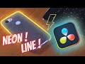 How To Make Animated Neon Line In DaVinci Resolve 18 Fusion