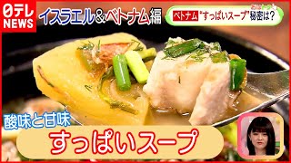 【世界のスープ】イスラエル”レンズ豆のスープ”＆ベトナム“すっぱいカインチュア”