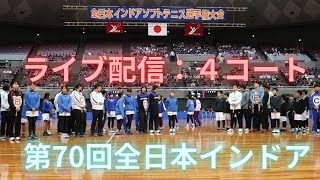 【ライブ配信：４コート】2025年 第70回 全日本インドア ソフトテニス選手権大会