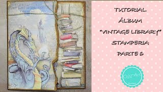 Retirement Album Tutorial Vintage Library. Part 6