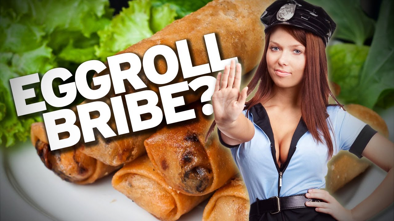 Immigration Officer Bribed With Egg Rolls! - YouTube