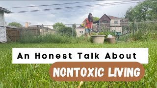 A Chat About NONTOXIC LIVING (+ garden work & sour cream prep)