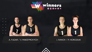 Winners Beach Volleyball. Men. A. Fudar / V. Maksymovych - I. Ivanov / P. Horodiuk 26.12.2024