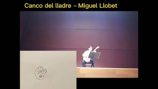 『Canco del lladre』Miguel Llobet クラシックギターで発表会！