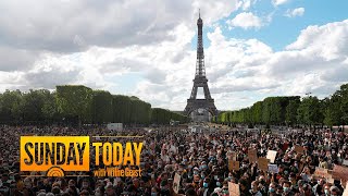 Protests For George Floyd Spread Around The World | Sunday TODAY