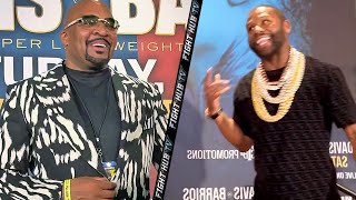 “ARENT I THE BEST BANK ROBBER” FLOYD MAYWEATHER JOKES TO LEONARD ELLERBE ABOUT LOGAN PAUL FIGHT