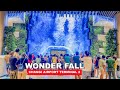 The Wonderfall | Newly Opened Digital Waterfall at Changi Airport Terminal 2 🇸🇬🛫