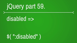 jquery forms disabled selector - part 59