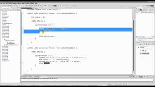 Advanced Java: Multi-threading Part 9 - A Worked Example Using Low-Level Synchronization