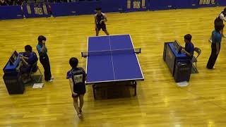 2015年IH 卓球 女子 学校対抗 3回戦 進徳女子（広島）vs 福井商業（福井）