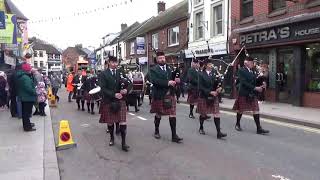 Drumlough Pipe Band   St Patricks Day Armagh 2018