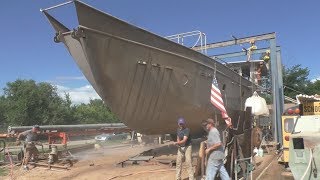 Painting the Boat - Part 4 - Rudder, Foksal and Air Conditioning