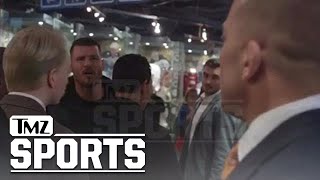 GSP vs. Bisping: Threats, Cussing, Insults In Backstage Standoff | TMZ Sports
