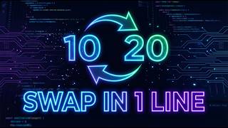 Python Swap Trick in 1 Line | Python interview question