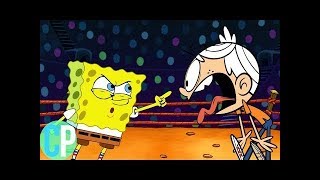 SpongeBob SquarePants Vs Lincoln Loud Cartoon Rap Battle Crossovers! ( Karaoke )