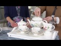 lenox butterfly meadow porcelain 9 pc tea set on qvc