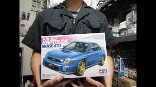 プラモ屋店長がお送りするキットレビュー タミヤ 1/24 インプレッサ WRX STi