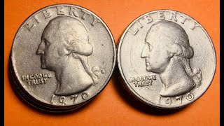 1970 US QUARTER DOLLAR COIN - Worth $2,009.00 - Let’s Check - Washington 25 Cents United States