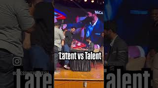 LATENT VS TALENT - SAMAY RAINA VS WORLD CHAMPION GUKESH AT WACA EVENT