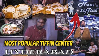 Most Popular Tiffin Center In Hyderabad | Nani's Tiffins At Suchitra  Street Food | Top Telugu TV