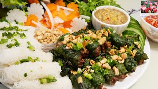Làm Bò Nướng Lá Lốt Ngon Bất ngờ, Công Thức Nhà Hàng Ít Người Biết, Beef Grill Recipe by Vanh Khuyen