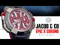 Jacob & Co Epic X Chrono Titanium Red EC313.20.SB.RR.B