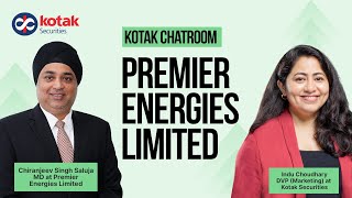 Exclusive IPO Chat About Premier Energies IPO | Kotak Chatroom | Renewable/Solar Sector