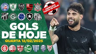 ⚽️ TODOS OS GOLS DESTA QUARTA 12/02/2025 GOLS DOS ESTADUAIS, GOLS DE HOJE, GOLS DO DIA (COMPLETO)