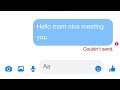 how to fix couldn't send message in messenger problem 2025