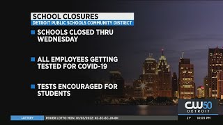 Detroit Schools Canceling Classes Jan. 3-5 Amid COVID Spread, Requiring Employees To Get Tested
