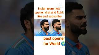 Indian opener Virat and Rohit #shorts #virat #Rohit #king #Hitman #indian #t20 world
