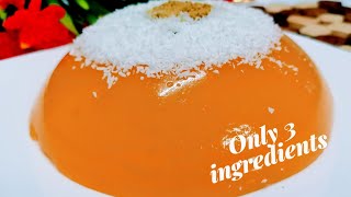 Orange jelly pudding | 3 ചേരുവ മാത്രം മതി ഈ പുഡ്ഡിംഗ് എളുപ്പത്തിൽ ഉണ്ടാക്കാം  | Misaz taste