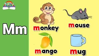 Letter Mm | Letter Mm and its Sound | Write the Letter Mm | Objects that Begin with the Letter Mm