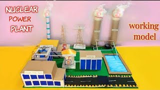 Nuclear power plant working model | nuclear power plant | Working model Nuclear power plant project