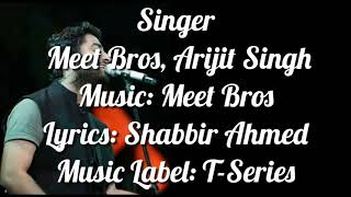 IJAZAT LYRICS | One Night Stand (2016) | Arijit Singh | Meet Bros | Shabbir Ahmed | Sunny Leone |
