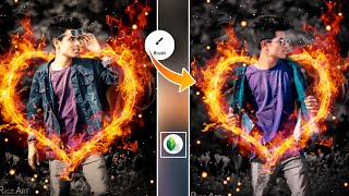 Snapseed Photo Editing Tutorial | Fire Heart Photo Editing | Snapseed Photo Editing Kaise Kare