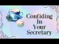 Confiding In Your Secretary [Awkward Secretary: EP3][F4M][Comfort][Slow Burn]