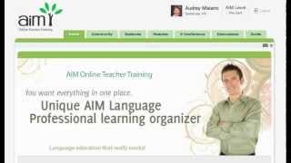 AIM Language Learning Online Training Tutorial